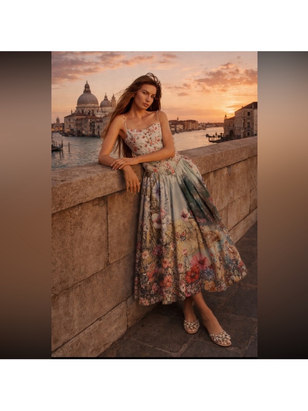Anthropologie THE MUSE DRESS 🌷🤍Basque Waist Midi Dress Sz M NWT
